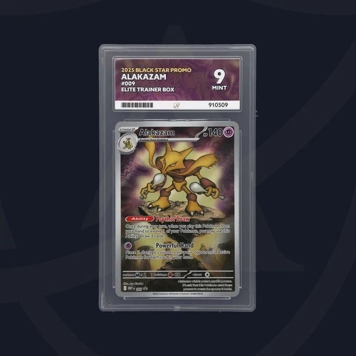 Alakazam 009 - Ace 9 - Black Star Promo - Mega Evolutions - Pokemon TCG