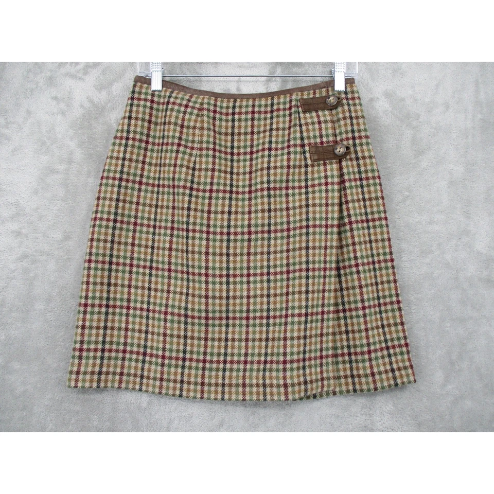 Marsh 登陆裙套装女式大号娇小格子羊毛西装外套学院风 — 第 2/4 张图片