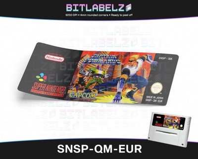 Captain Commando [SNSP-QM-EUR] SNES Label