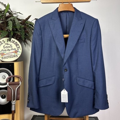 J.P. Hackett No 14 Savile Row (44R) One Button Peak Lapel Tailored Jacket Blazer