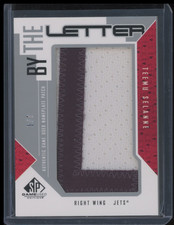 2009-10 Game Used Hockey Teemu Selanne #BL-TS By The Letter /7