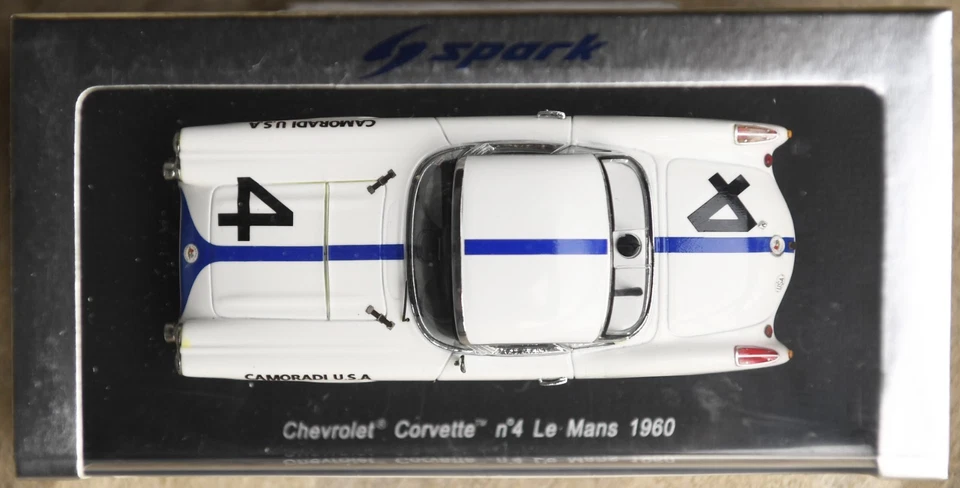 1/43 SPARK CHEVROLET CORVETTE LE MANS 1960/ no Minichamps ixo trofeu - Photo 3/3