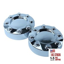 2PCS Chrome Wheel Center Cap for 2005-2018 F250 F350 SRW Pickup Truck, Single