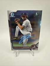 JR Ritchie Signed 2022 1st Bowman Chrome Card #BDC-126 Atlanta Braves 3
