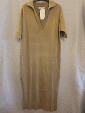 Mango Jumper Dress Size 8UK. Beige, Autumn, Long length.