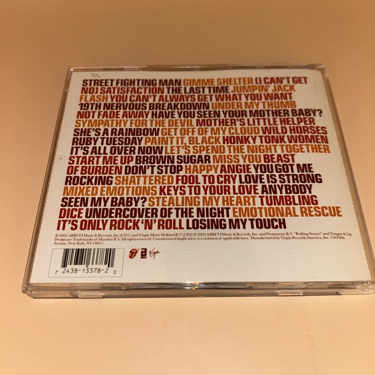 ROLLING STONES • Forty Licks ~ 2CD Set ~ Best Of Greatest Hits | eBay