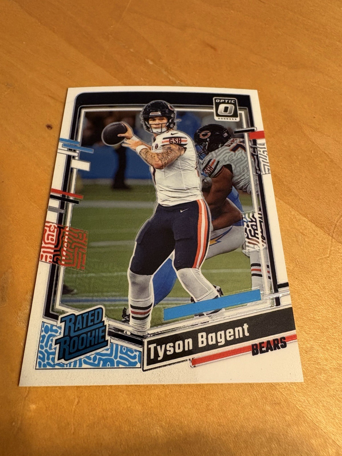 2023 Panini Donruss Optic TYSON BAGENT Rookie Holo Silver Prizm RC #216 Chicago