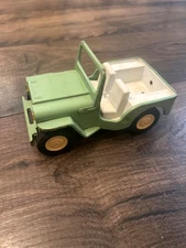 Tonka Vintage 1960s Light Mint Green & White Jeep Runabout
