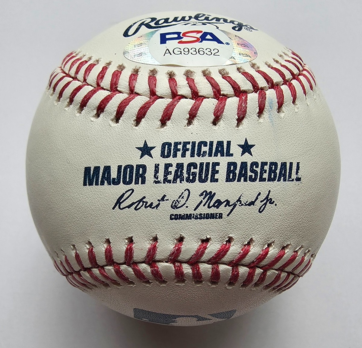 Kenley Jansen Signed Auto OML Baseball PSA COA Dodgers Braves Red