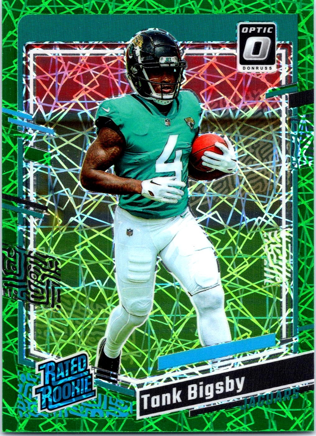 2023 Donruss Optic #252 Tank Bigsby Green Velocity