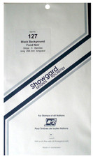 Showgard 127/264mm Stamp Mounts - Extra-Wide Jumbo Souvenir Sheets Black