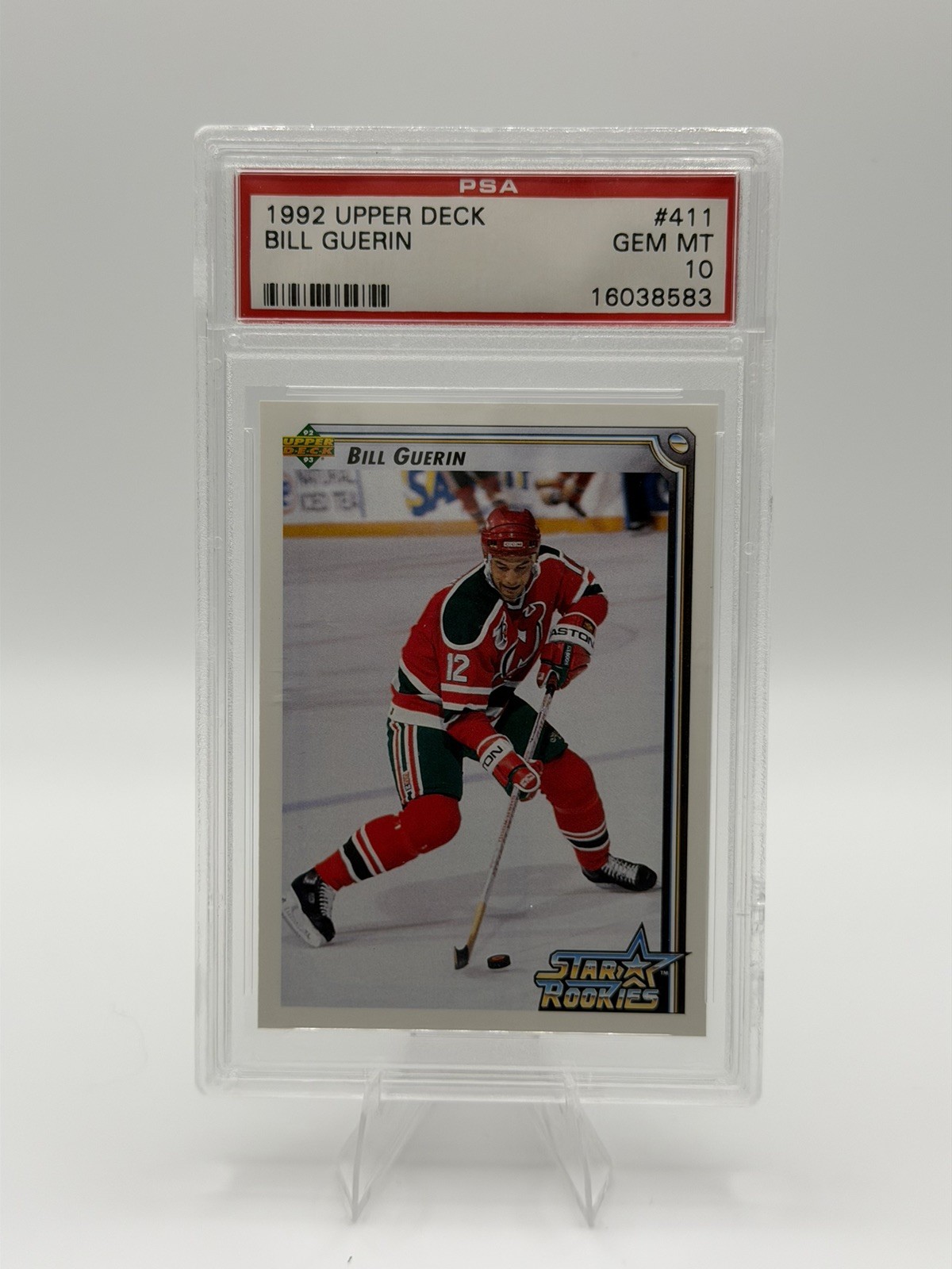 1992 Upper Deck Bill Guerin Star Rookies #411 PSA 10 Gem Mint Devils