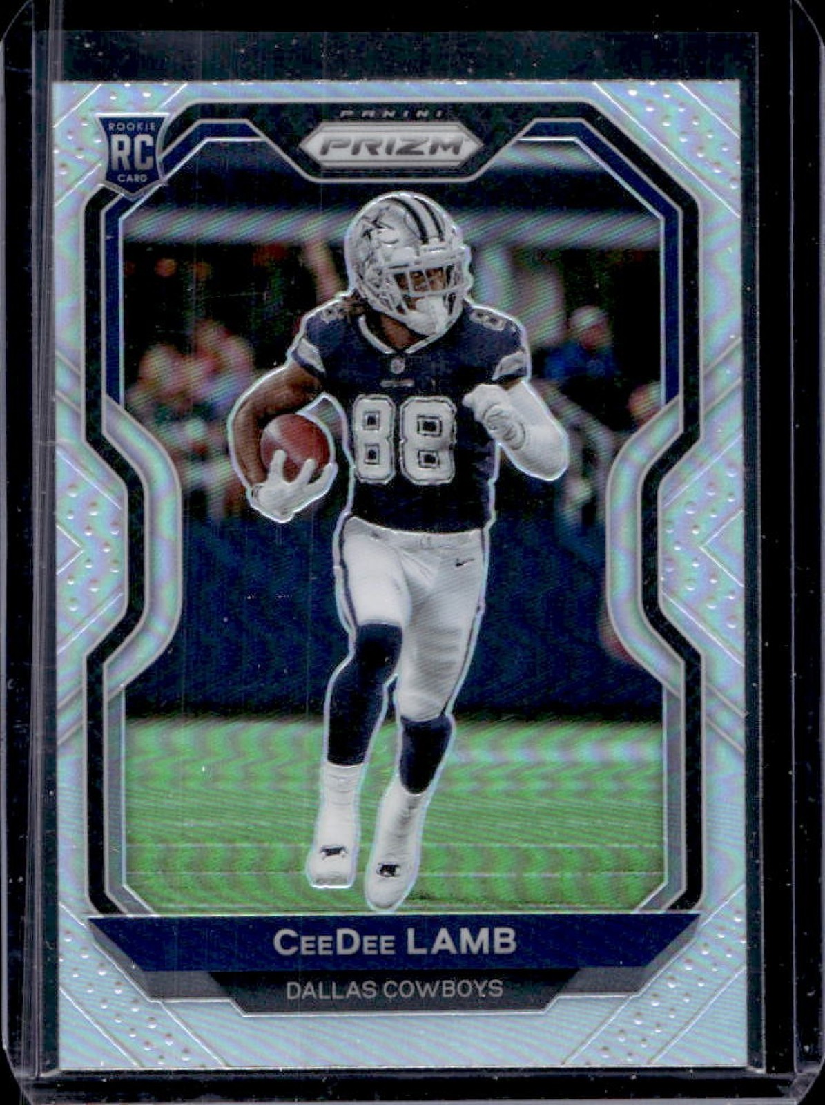 2020 Prizm CeeDee Lamb RC Silver Rookie #334 Cowboys