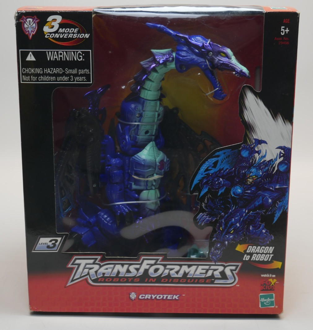 TRANSFORMERS ROBOTS IN DISGUISE CRYOTEK BRAND NEW IN BOX SEE