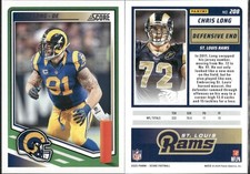 🏈 2025 Panini-Score - Chris Long Rams #208