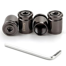 Dickno 4pcs Locking Car Tire Valve Stems Caps Anti-theft Auto Wheel Valve Stem Dickno 4pcs Locking Car Tire Valve Stems Caps Anti-theft Auto Wheel Valve Stem