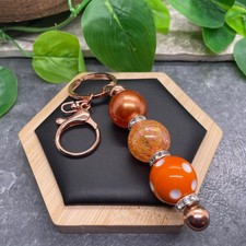 4.5 Stainless Steel Candy Bubblegum Bead Keychain Purse Backpack New C1040