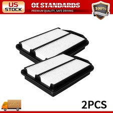 2x Premium Engine Air Filter Set For 2007 2008 2009 Honda CR-V 2.4L