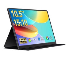 Small Portable Monitor 10.5" 400 Nits FHD 1280P IPS Screen NEW
