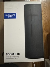 Ultimate Ears BOOM EXC Waterproof Portable Bluetooth Speaker, Black, Brand New