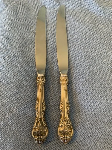 Gorham - King Edward - French BL. Luncheon Knife 8 7/8" - NO MONO (#Ky5r)