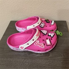 Crocs Barbie Classic Clog Pink Comfort Lightweight Women's Size 5