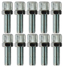 Bicycle bike brake cable steel barrel adjusters PACK OF 10 SILVER