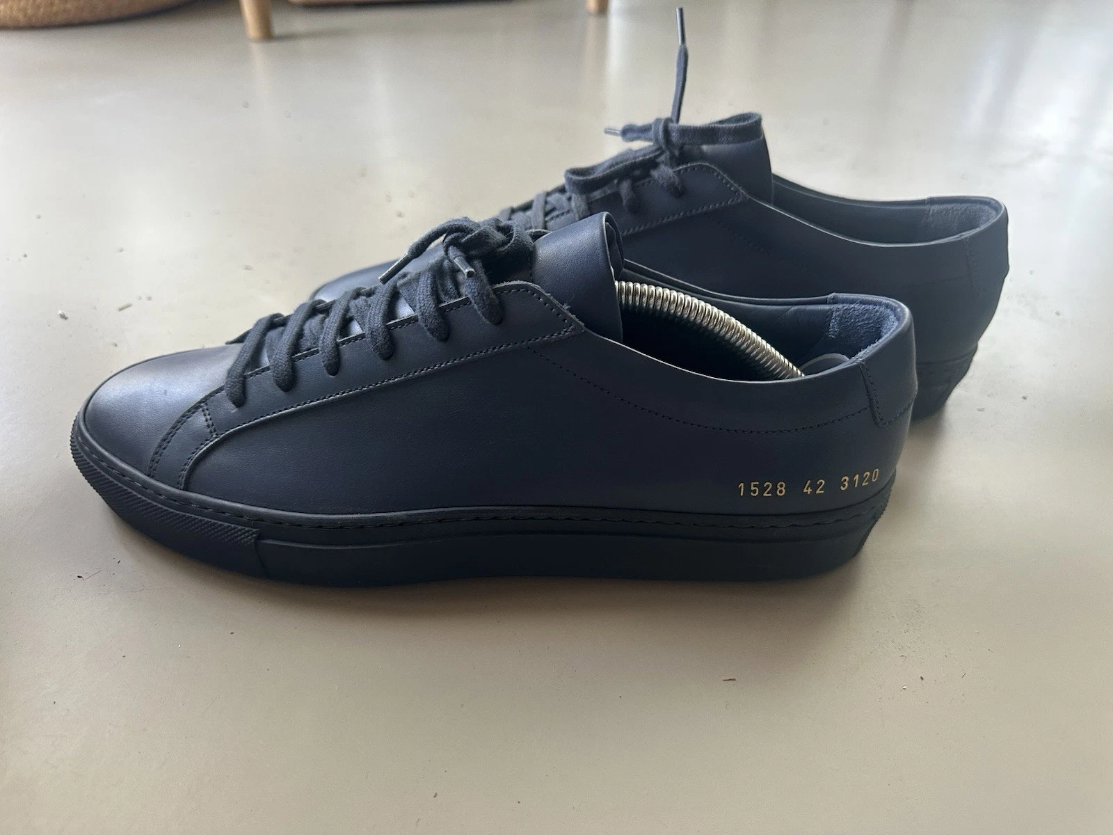 Common Projects Sneakers originali in pelle di Achille Uomo Navy EU 42 US 9