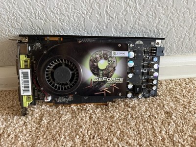 XFX NVIDIA GeForce 9600 GSO Graphics Card Fan Heatsink Dual DVI PCI Express
