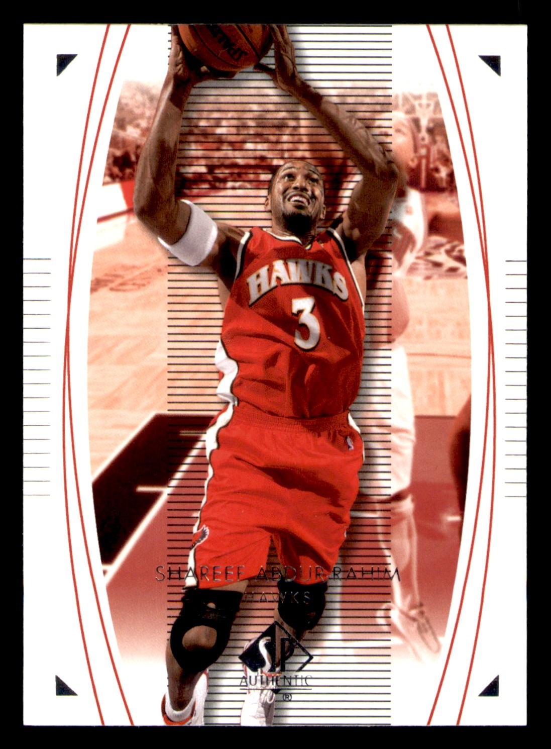 2003-04 SP Authentic #1 Shareef Abdur-Rahim Hawks
