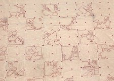 Antique Redwork Quilt Ruby Short McKim Nursery Rhyme Folklore Witch Nancy Jo Fox