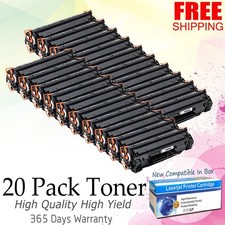 20 Pack CB436A 36A Toner Cartridge For HP Laserjet P1505 P1505n M1522n M1522nf