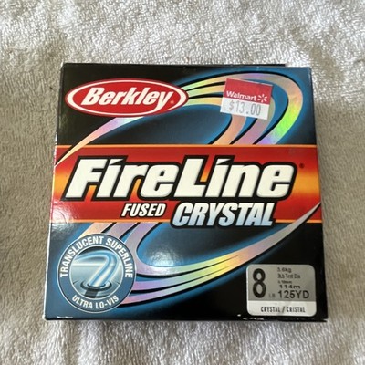 Berkley FireLine Crystal Fused Superline 8 lb 125 yd 0.008 in Ultra Low-Vis