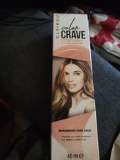 Clairol Color Crave Hair Makeup, Shimmering Rose Gold, 45 ml, FREE SHIPPING