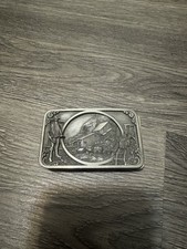 Vintage 1983 Siskiyou Belt Buckle Miners Williams Oregon Buckle Co. Model D-27