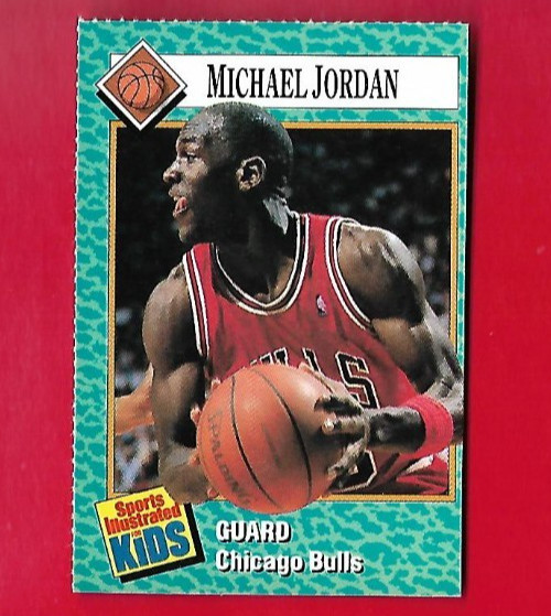 1989 Sports Illustrated MICHAEL JORDAN, SI Kids Chicago Bulls RC (VG-EXC) #16