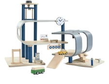 PlanToys Central Station Transportation System Fine Motor Skills Toy