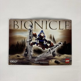 LEGO BIONICLE VAHKI - VAHKI ZADAKH 8617 - COMPLETE WITH MANUAL AND BOX