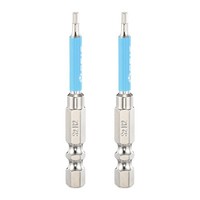 "2 StüCk 2Mm Sechskant-Bits FüR Impact-Schrauber 1/4\" 6,6Cm"