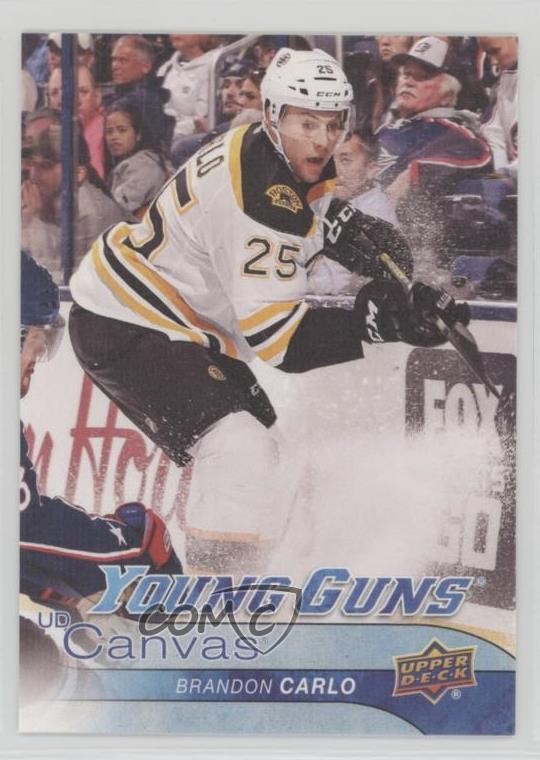 2016-17 Upper Deck UD Canvas Young Guns Brandon Carlo #C97 Rookie RC 0o5t