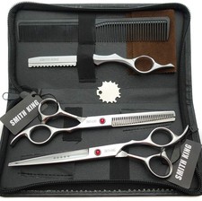 7.0 Inches Professional hair cutting thinning scissors set Inch, Silver