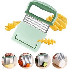 Wellenschneider aus Edelstahl    Pommes Welle...