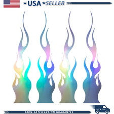 5.9-inch Waterproof Self-adhesive Vinyl Flame Decal Sticker 5.9-inch Waterproof Self-adhesive Vinyl Flame Decal Sticker