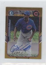 2015 Bowman Gold /50 Carl Edwards Jr CJ #FFM-CE Auto 5w7