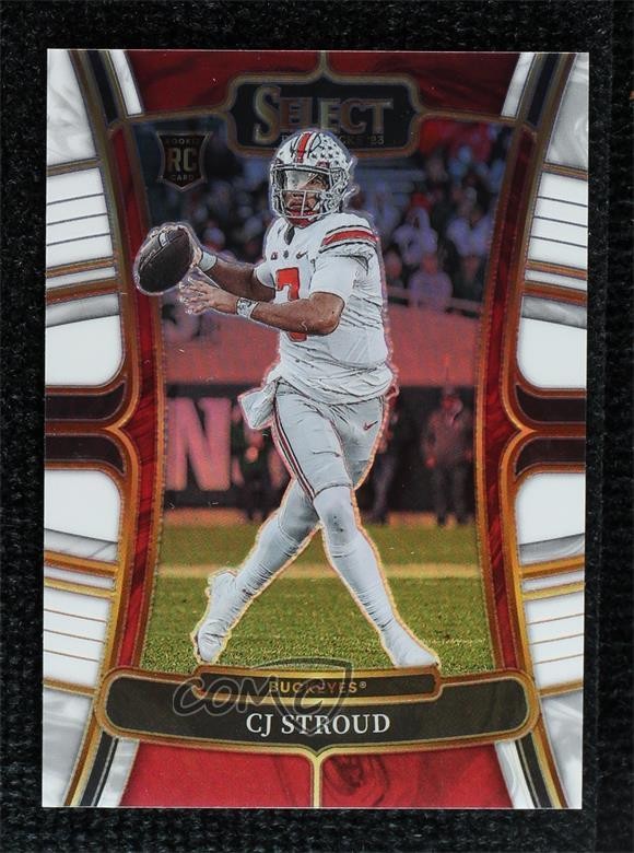2023 Select Draft Picks Concourse White Prizm 2/35 CJ Stroud #2 Rookie RC 08ok