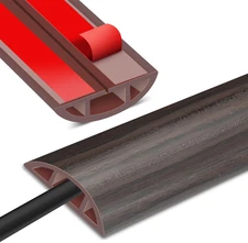 Floor Cord Cover Cable Cavity 10FT Self Adhesive Cord Hider Floor, Floor Cord Co