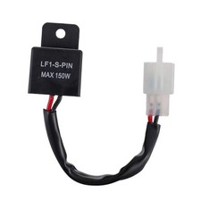 2-Pin Automatic Electronic LED Flasher Relay Fix for Motorcycle Turn Signal