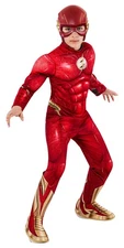 The Flash Deluxe Kids Costume - Medium Size Superhero Outfit