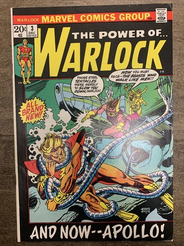 Warlock #3 (Marvel, 1972) 1st Triax the Terrible 1st Rex Carpenter Kane FN/VF - 第 1/12 張圖片