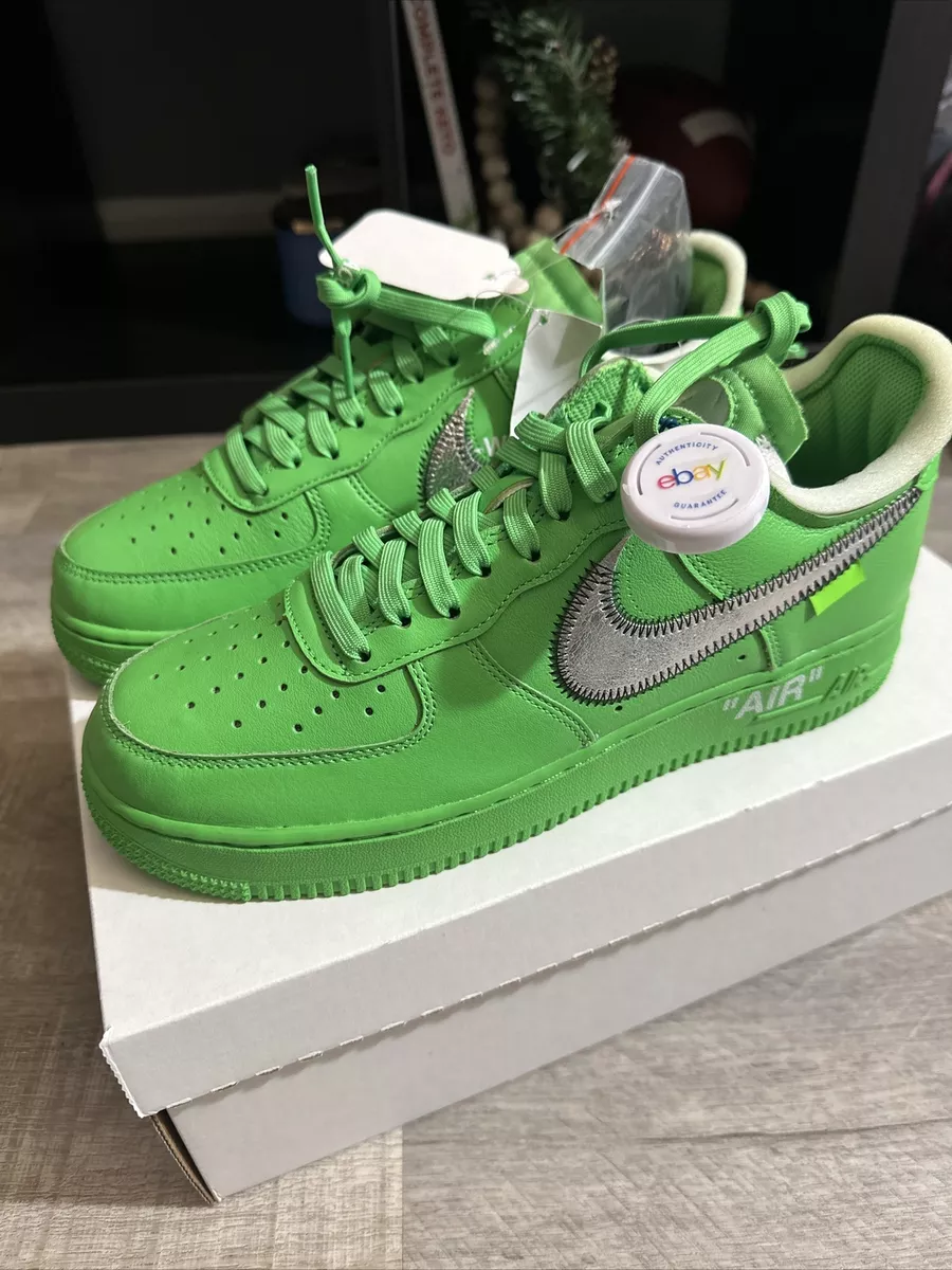 Size 6 - Nike x Off-White Air Force 1 Low Light Green Spark (Brooklyn)